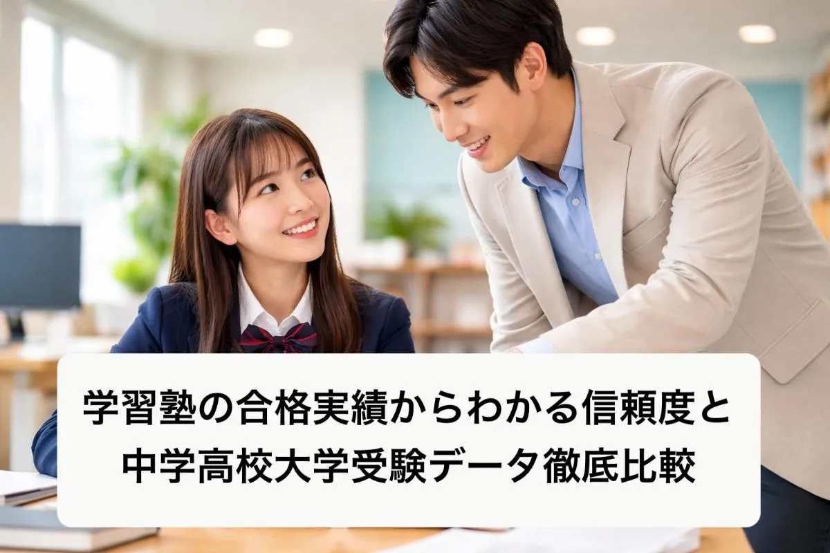 学習塾の合格実績からわかる信頼度と中学高校大学受験データ徹底比較